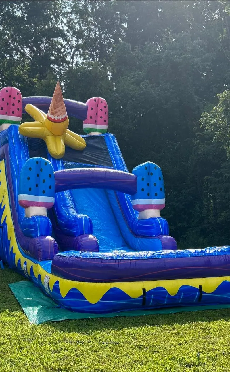 16ft Ice Cream Paradise Slide (Wet/Dry)