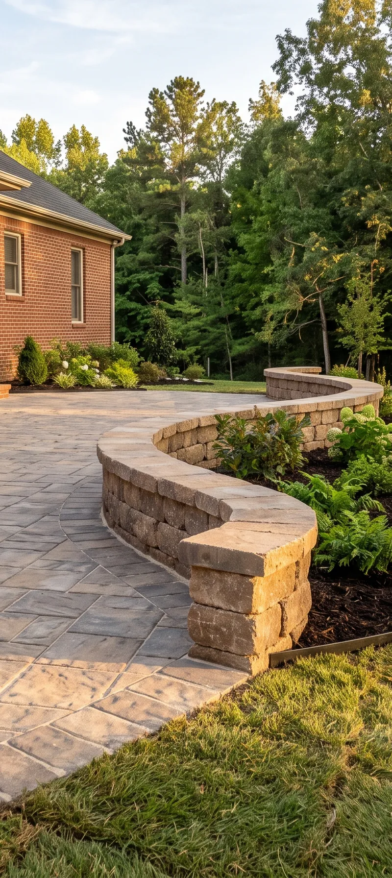 Landscaping & Hardscaping — Paver Patios, Walls & Sod