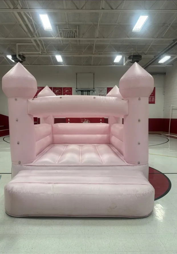 Pastel Pink Bounce House
