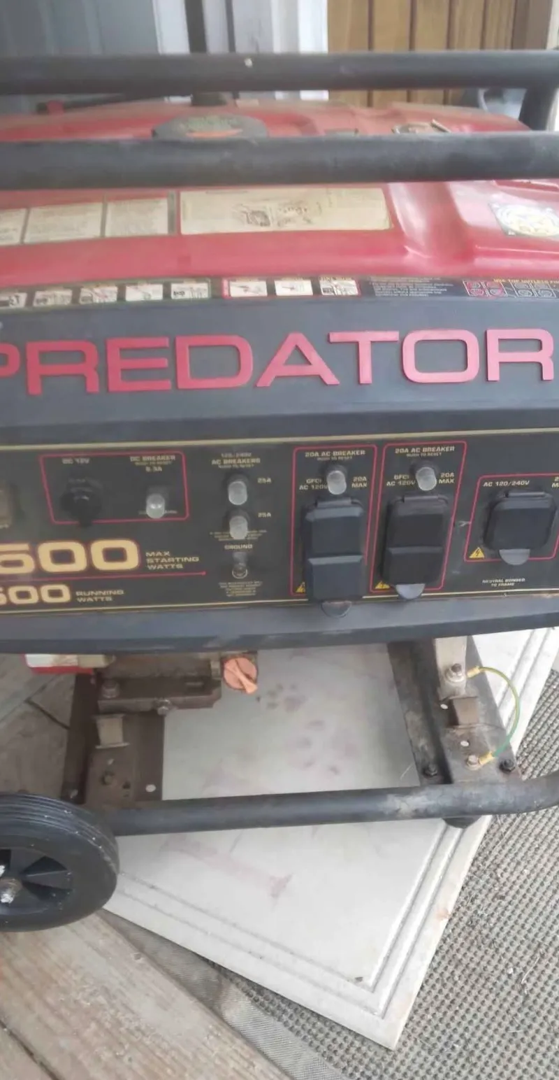 Predator 6500W Portable Generator