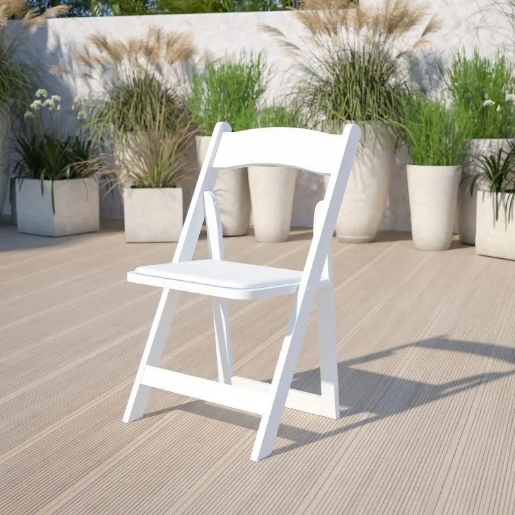 White Resin Chairs
