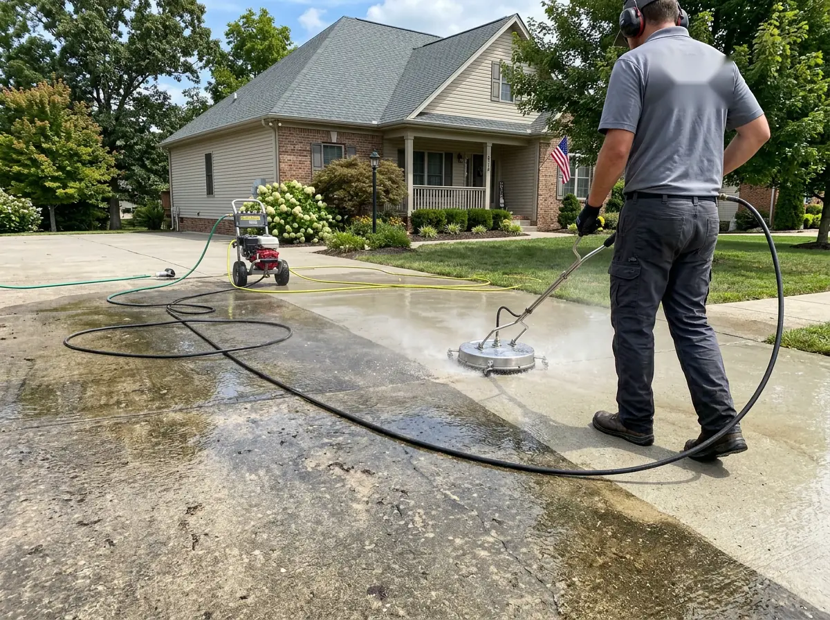 Pressure Washing — Driveways, Siding & Decks